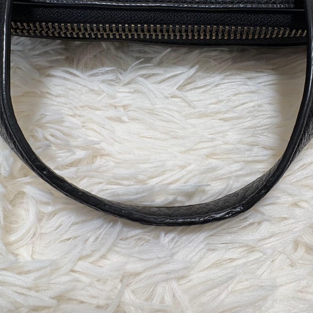 美品 コーチ ブリーフケース 2way オールレザー グラハム シボ革 ブラック