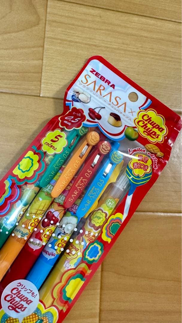 サラサクリップ× チュッパチャプス5色セット