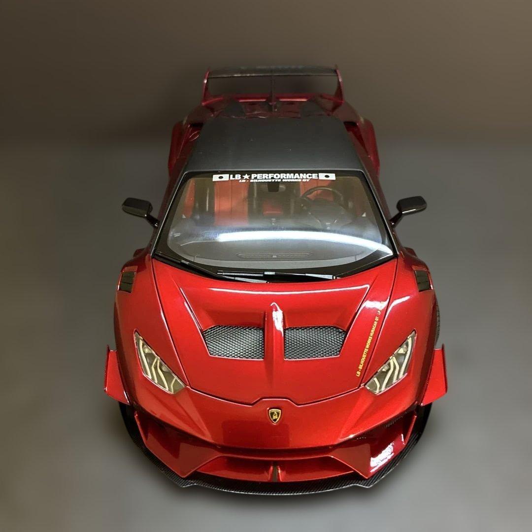 027 ランボルギーニ ウラカン リバティウォーク仕様1/18スケール ミニカー