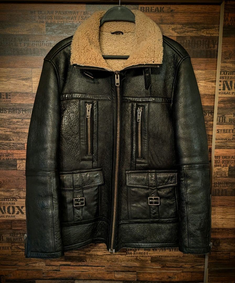 WIND ARMOR⁂ウィンドアーマー⁂B3リアルムートン シングルライダース