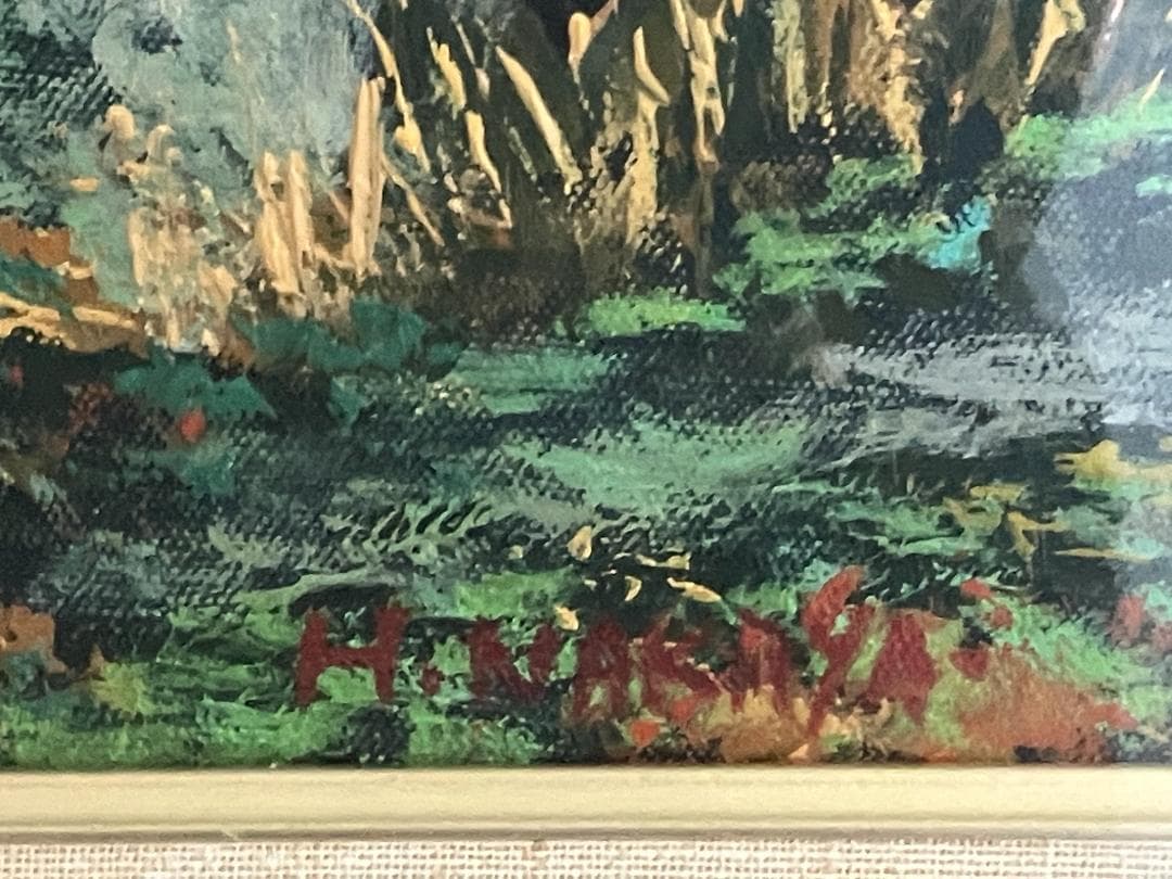 真作　仲谷　宏　甲斐駒ヶ岳　10号　10F