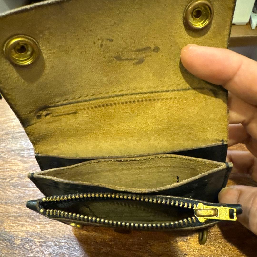 ミニ トラッカーウォレット 120 タロンジッパー ホーウィン　クロムエクセル