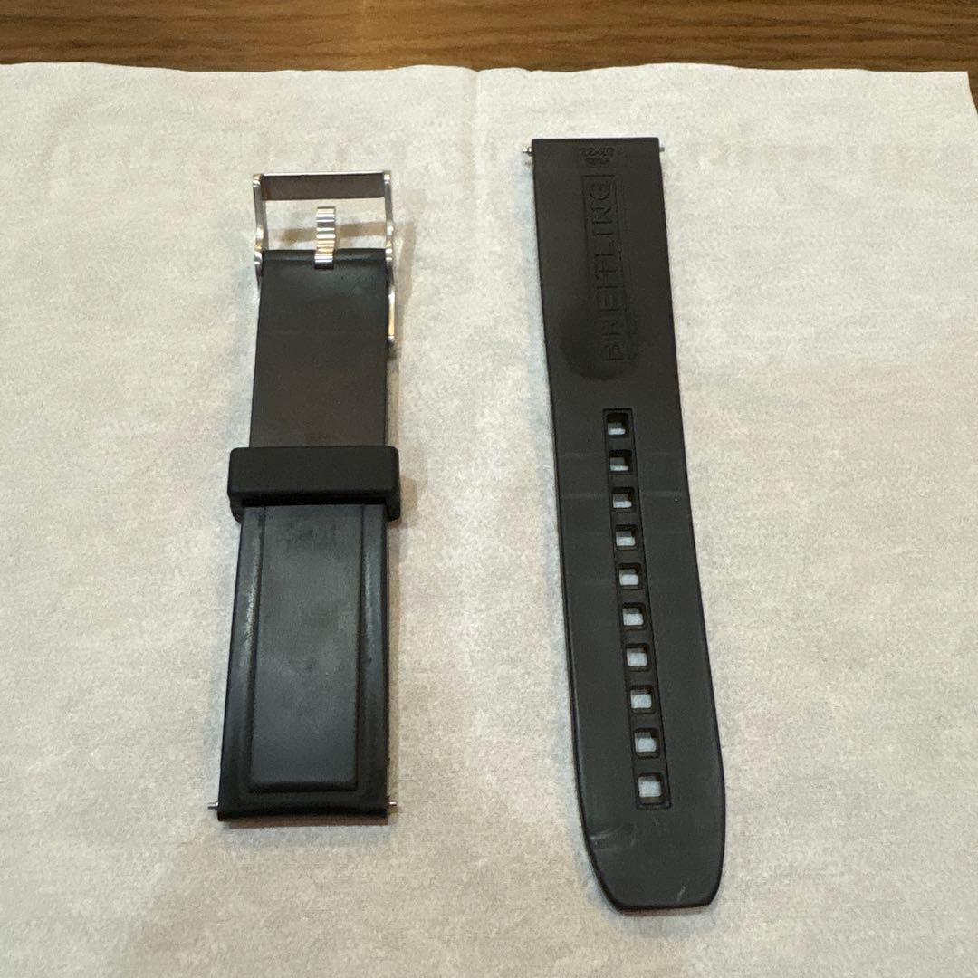 BREITLING ブライトリング 純正 ラバーベルト ブラック