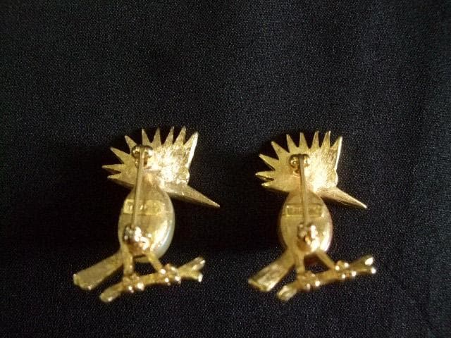 TRIFARI トリファリ 1960年代 ヴィンテージ ウッドペッカー ブローチ