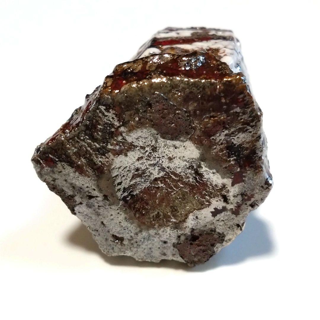 市川透 迦具土 ぐい呑 共箱 赤金銀彩 未使用