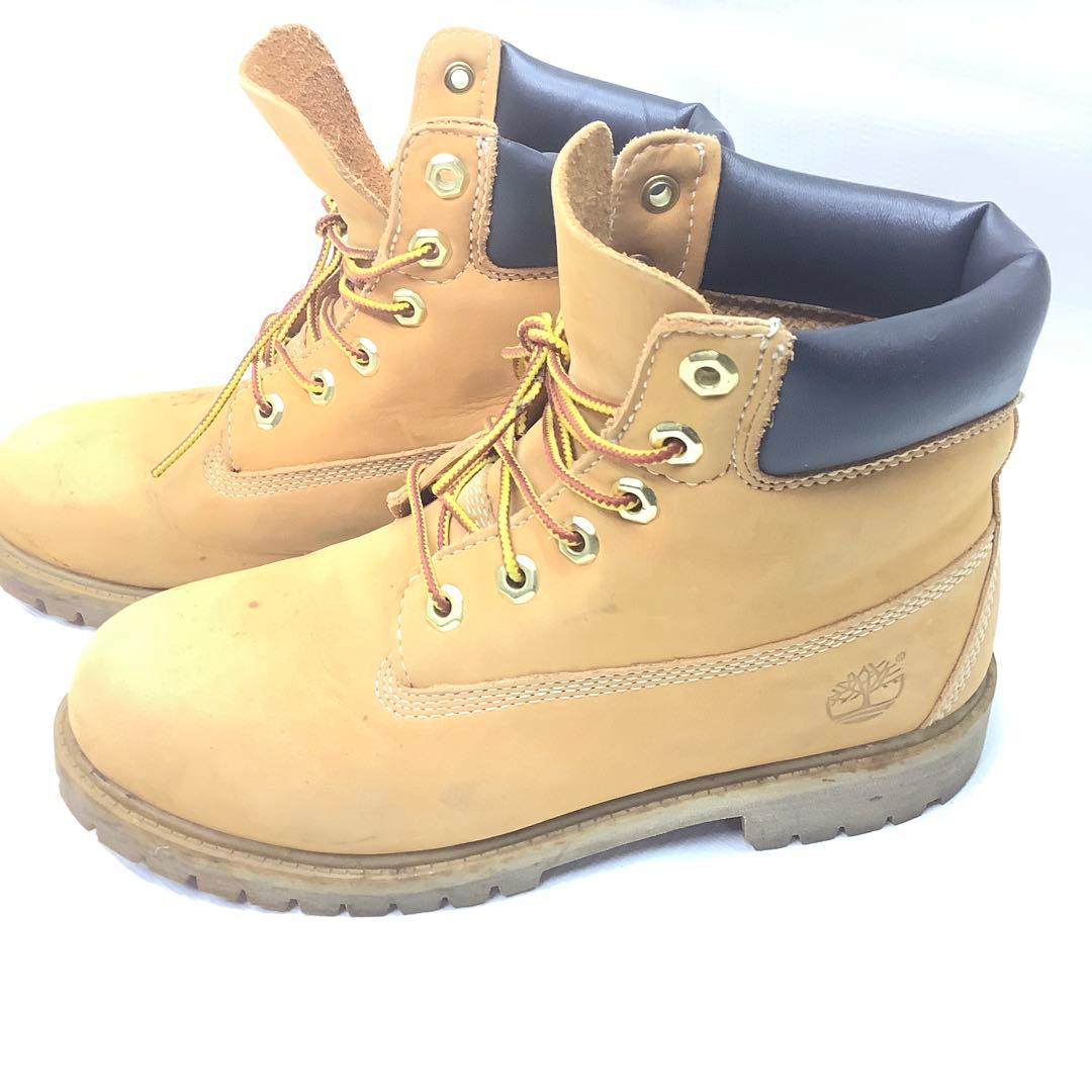 Timberland 23.5 イエローブーツ
