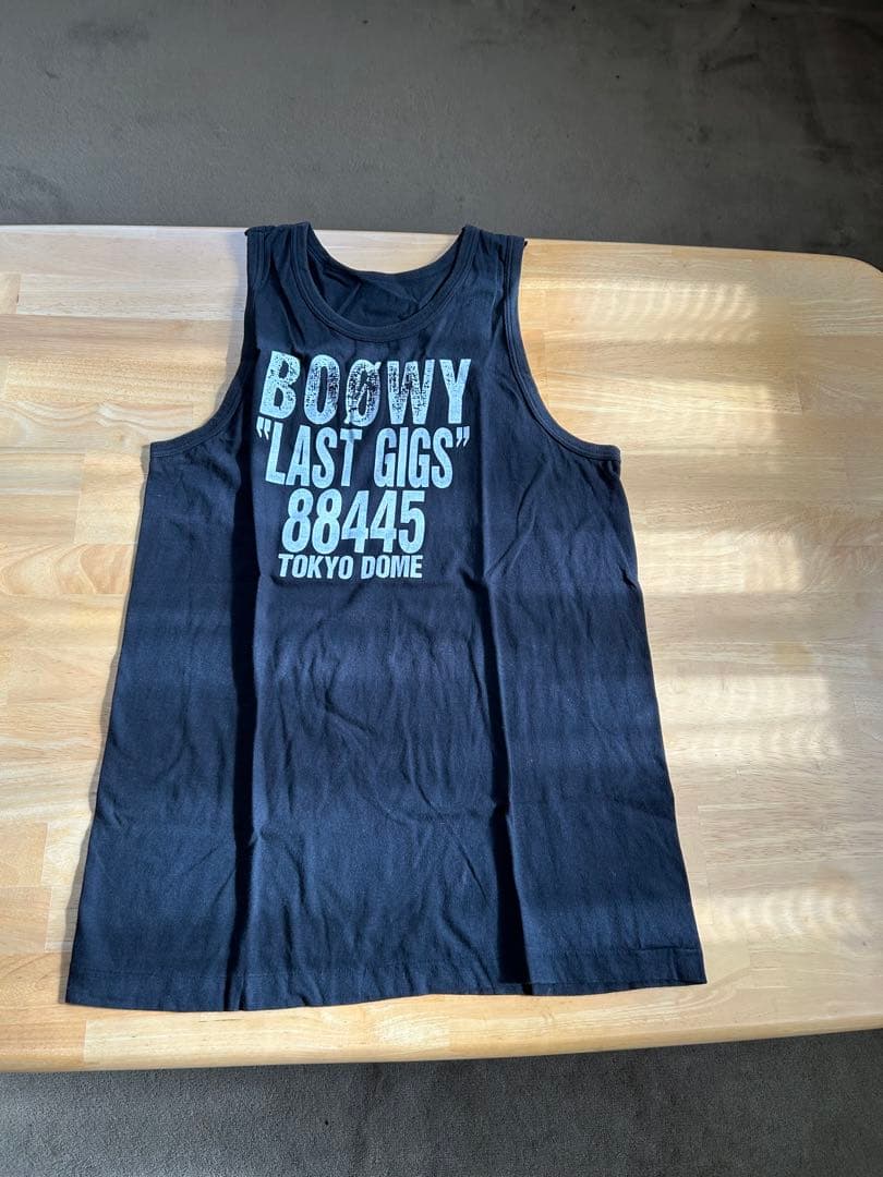 BOOWY LAST GIGS タンクトップ ブラック 当時物 BOOWY boowy LASTGIGS