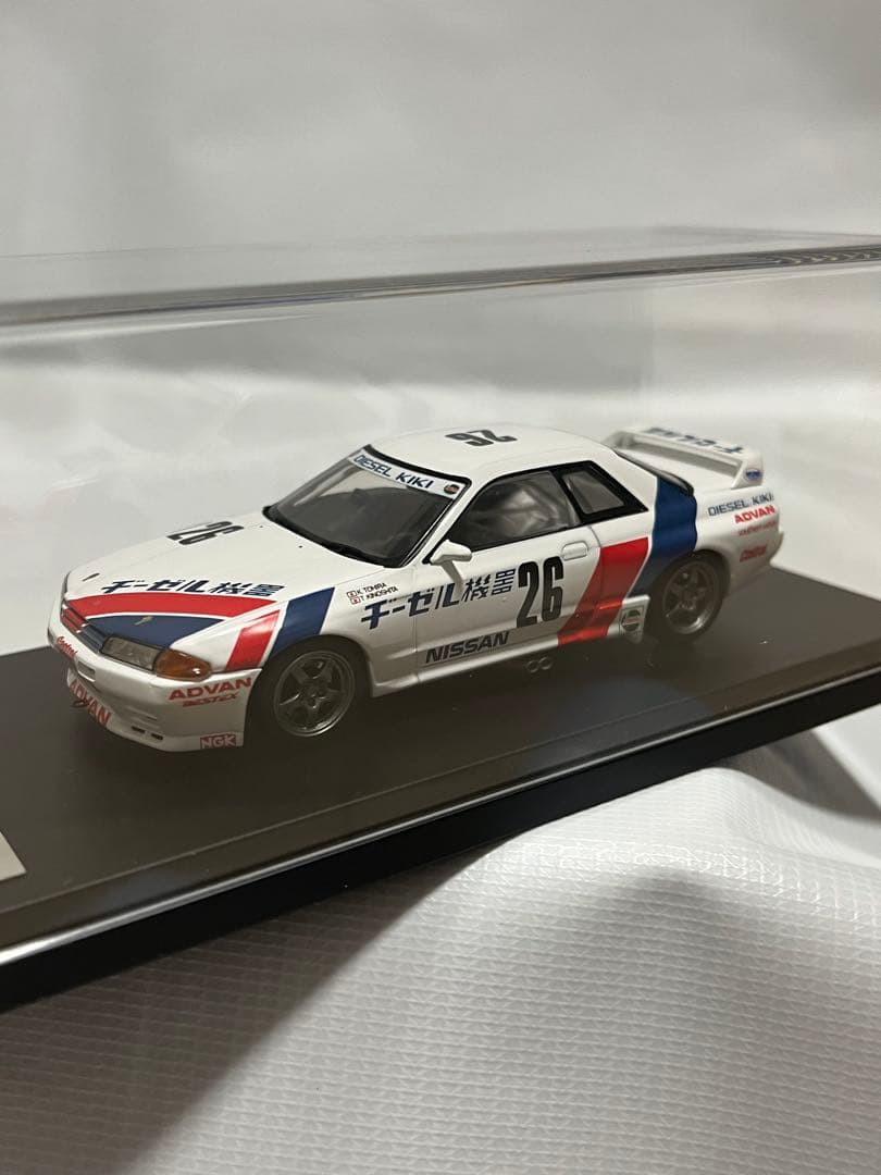 hpi ヂーゼル機器GT-R BNR32 1990 N1 1/43