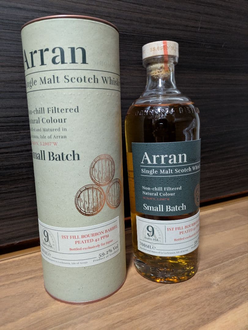 アラン スモールバッチ9Y ピーテッド バーボンバレル 700ML - メルカリ