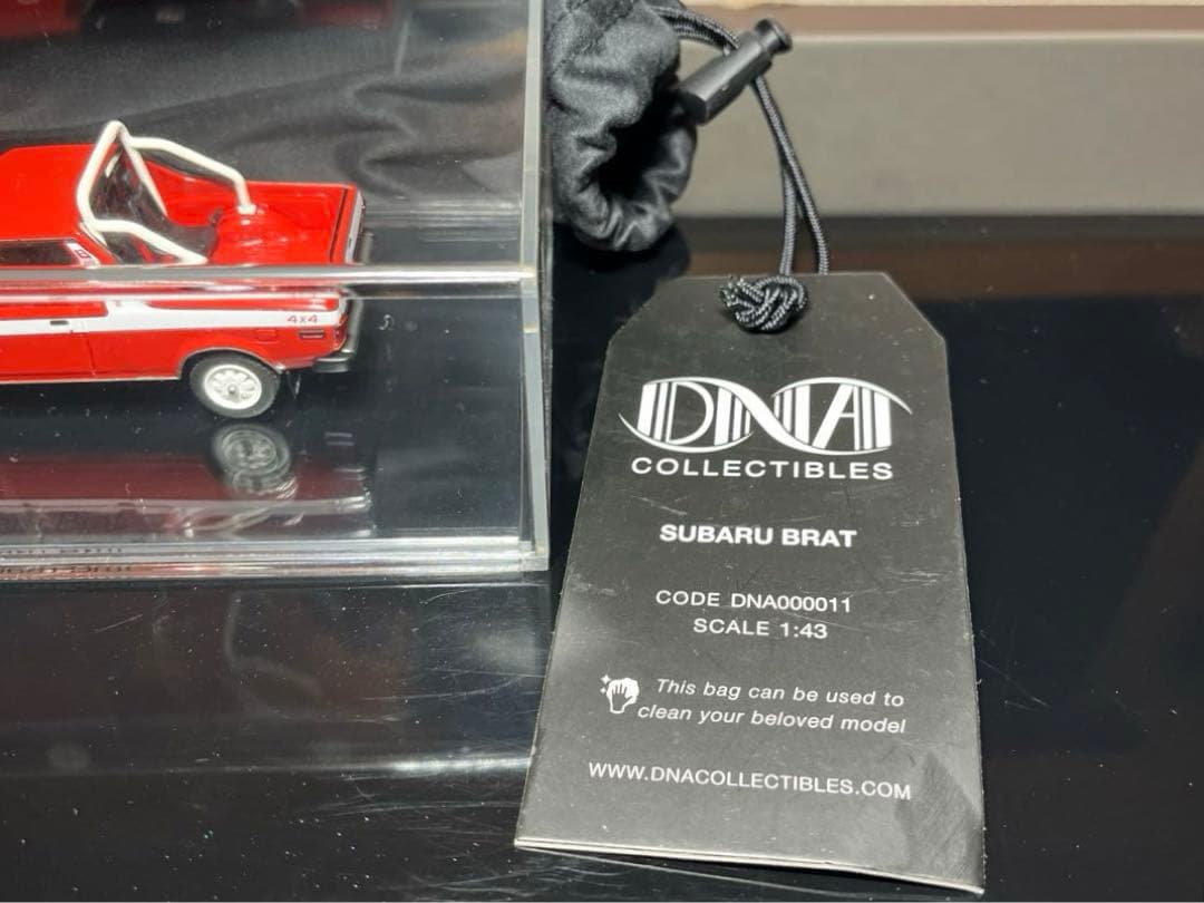 超レアモデル❗️ミニカー 1/43 DNA スバル ブラット レッド