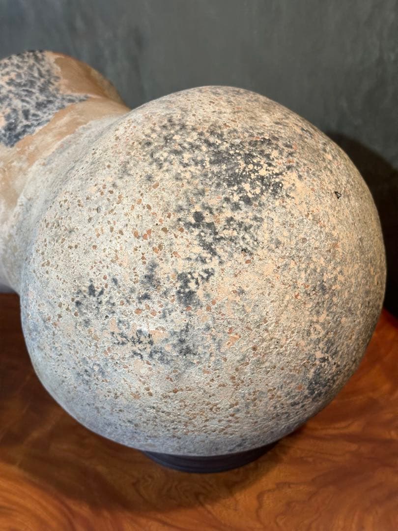 T896 蓋置 『サンタクロース』『伊東桂楽 造』 共箱 茶道具 伊東桂