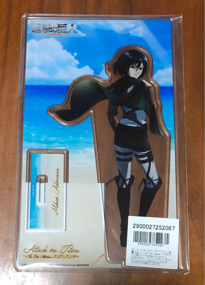 進撃の巨人 アクリルスタンド カラオケの鉄人 カラ鉄 海 ミカサ - メルカリ