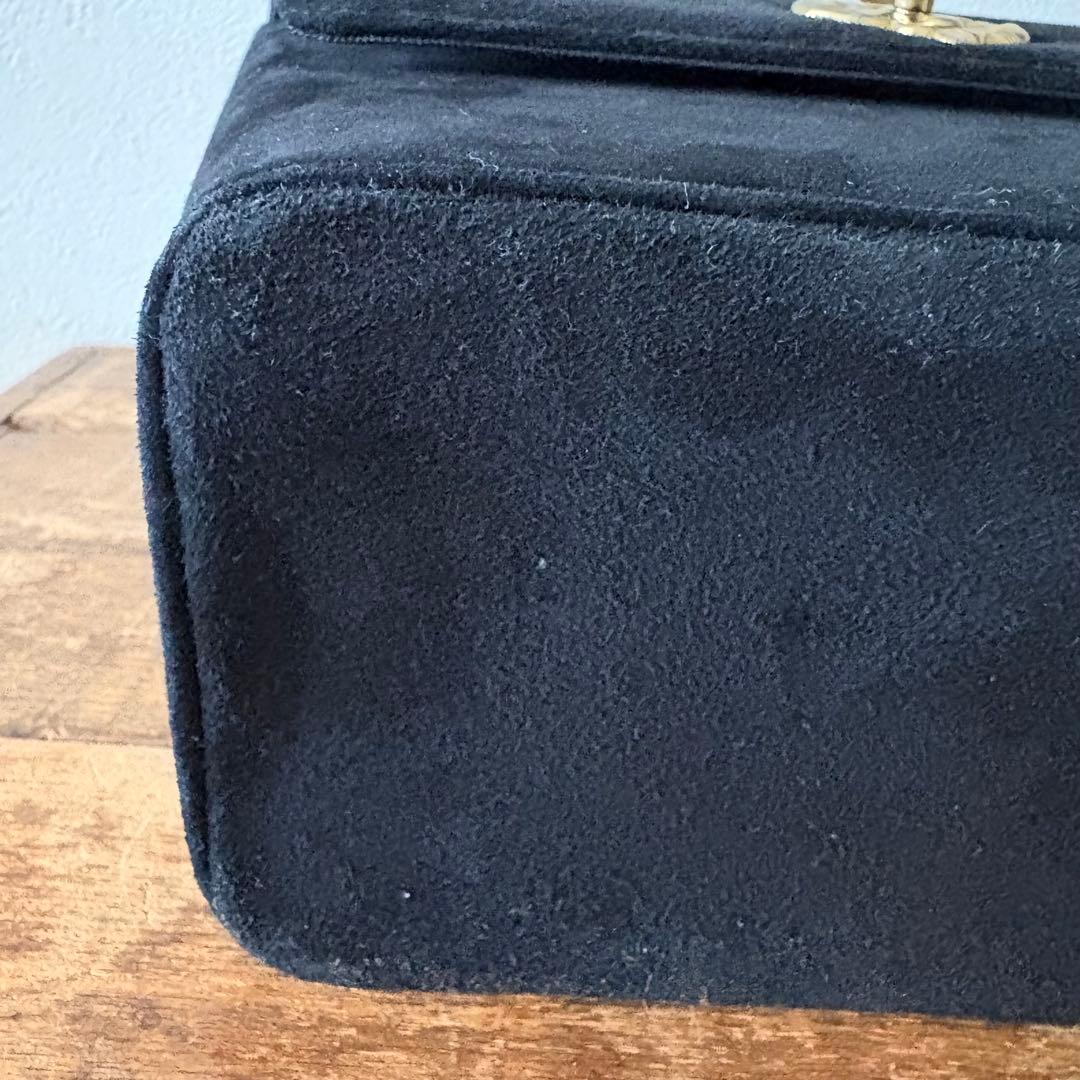 希少　モスキーノ　ヴィンテージ　マットゴールド金具　バッグ　バニティ　ポーチ