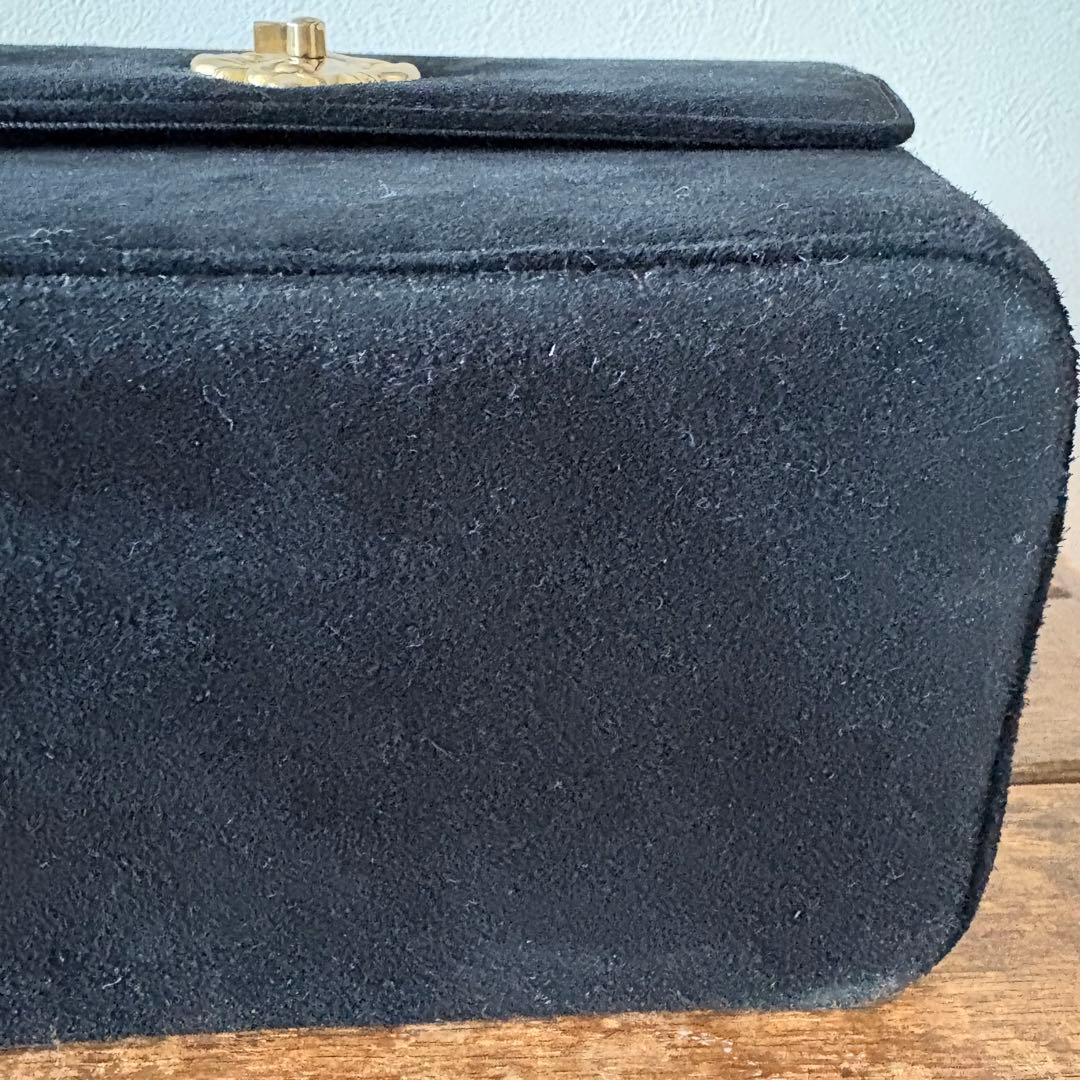 希少　モスキーノ　ヴィンテージ　マットゴールド金具　バッグ　バニティ　ポーチ