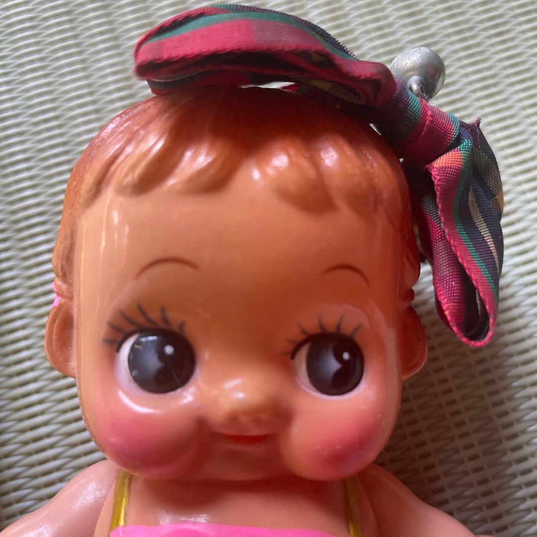 リボン少女 復刻版 セルロイド ドール 人形 キューピー デコちゃん