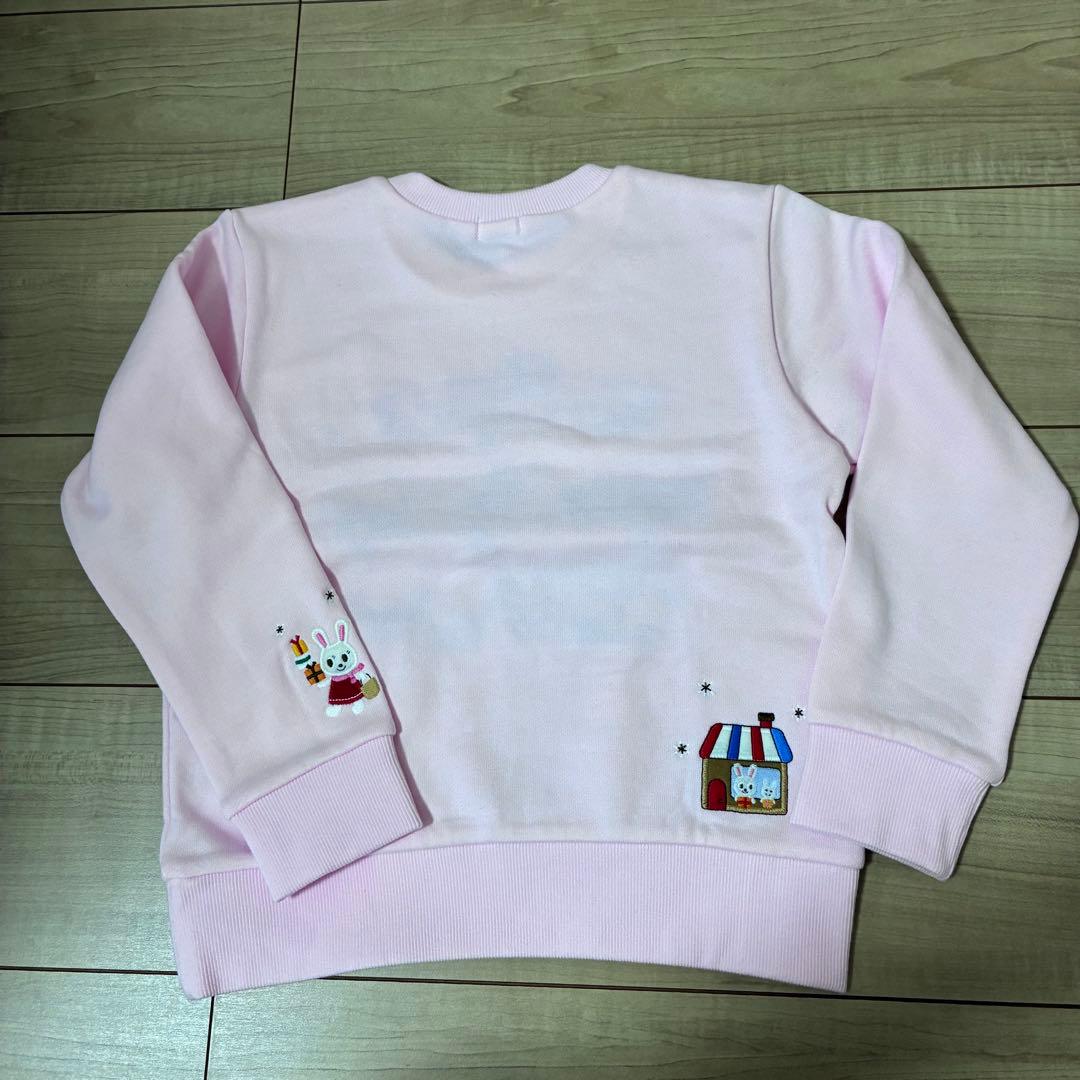 ミキハウス　うさこワッペントレーナー　130