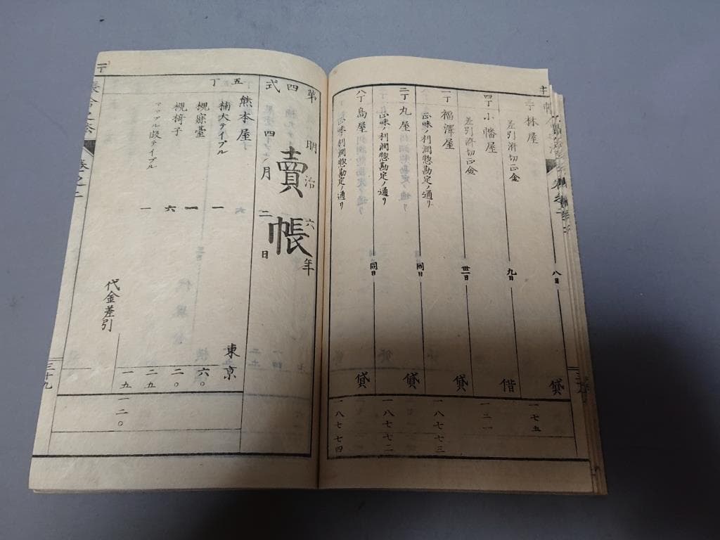 79　帳合之法　初編一.二巻　2巻