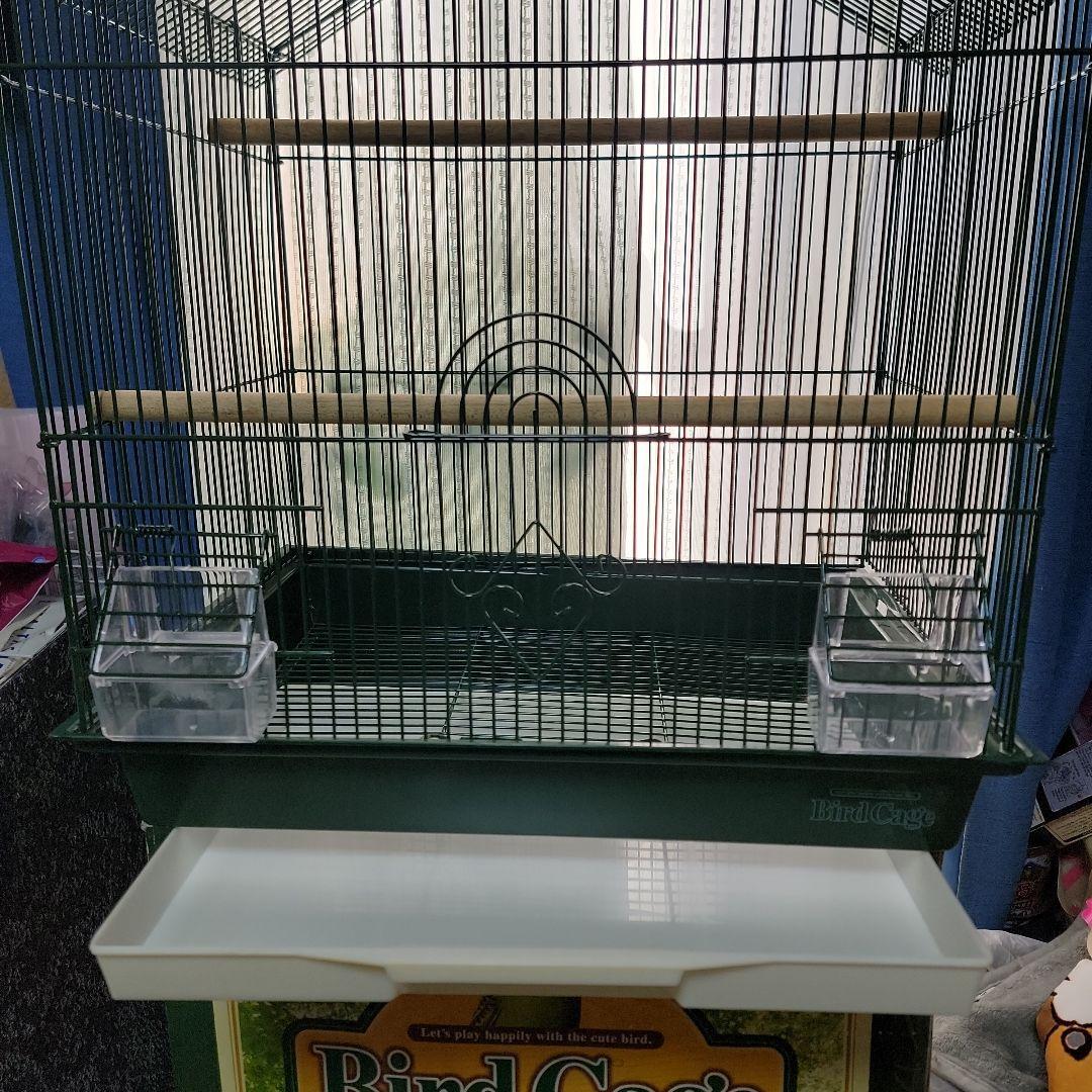 新古品】希少 バードゲージ 鳥かご 家型L 緑 ディスワン株式会社