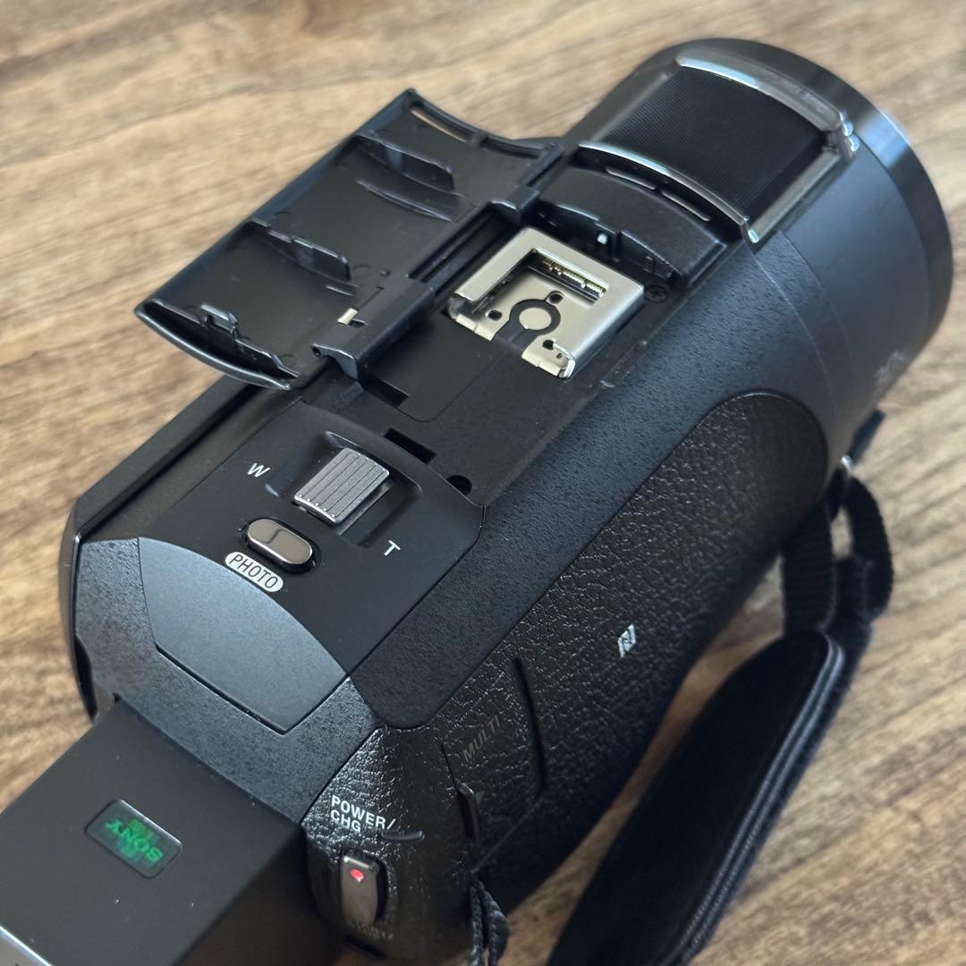 【ほぼ未使用】SONY 4Kハンディカム「FDR-AX45A」 オプション品付き