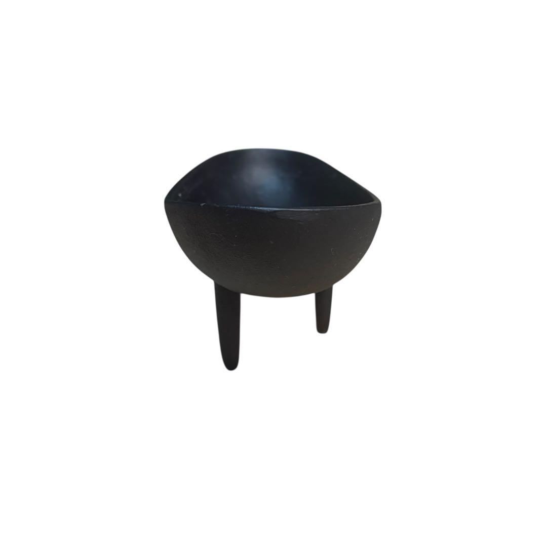 名作 南部鉄器 水盤 三つ足 モダン ミッドセンチュリー ビンテージ