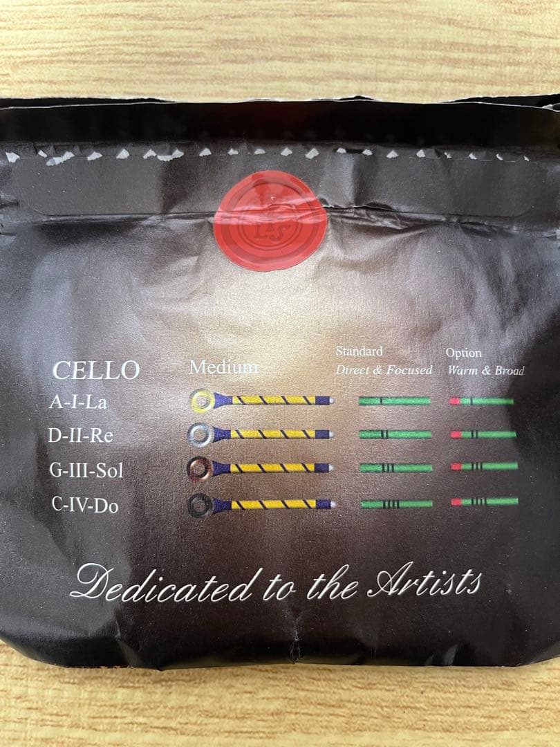 中古チェロ弦 ラーセン イル・カノーネ Direct＆Focused 全弦セット