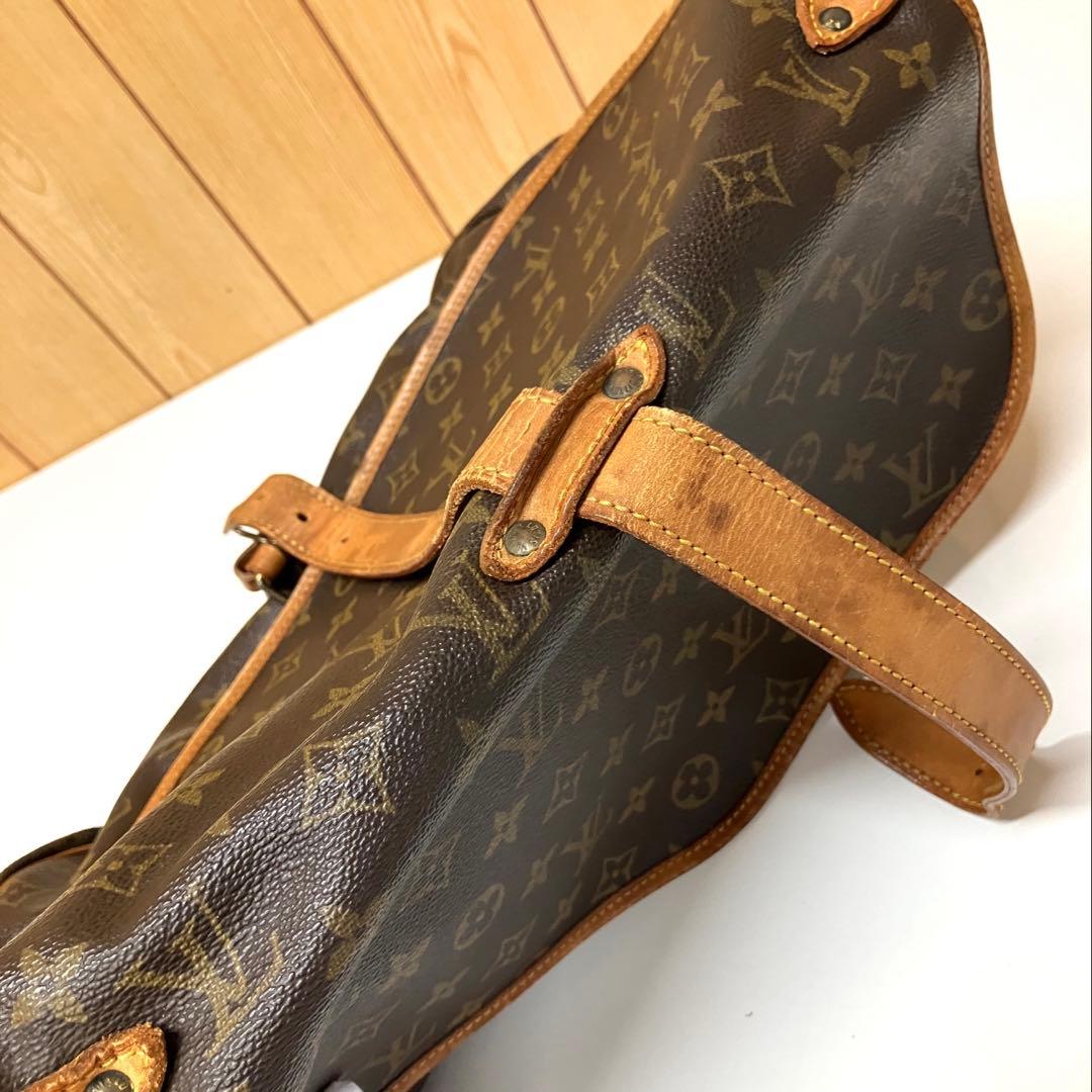 ES114 LOUIS VUITTON ルイヴィトン ソミュール35 モノグラム