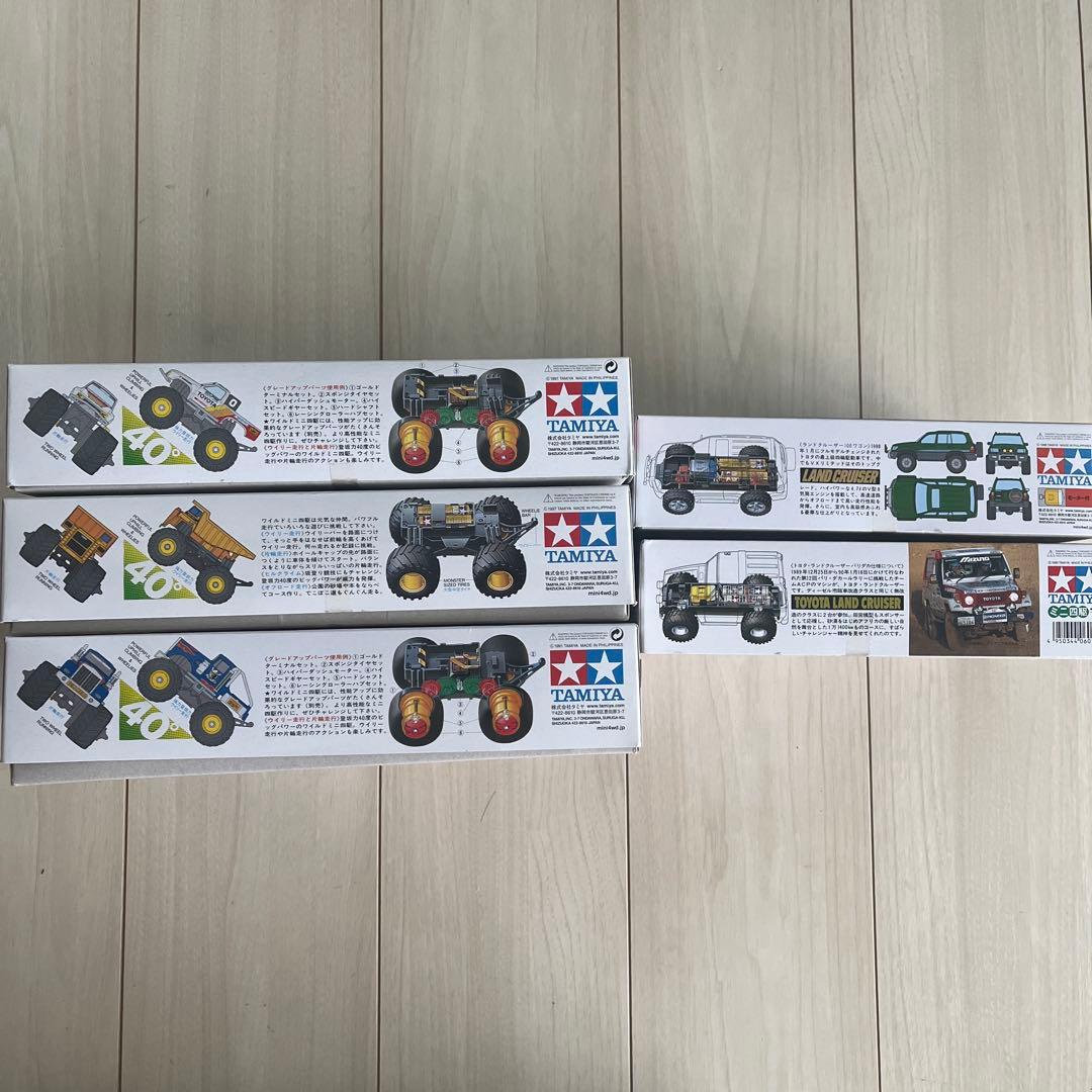 新品未組立】タミヤ TAMIYA ワイルドミニ四駆 5箱セット