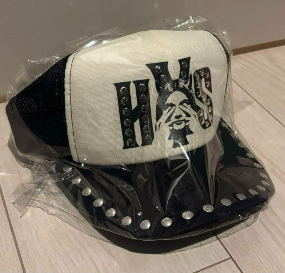 新品 タグ付き ヒステリックグラマー スタッズメッシュキャップ;