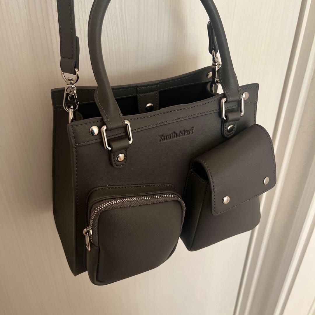 バッグ Knuth Marf multi pocket handbag charcoal
