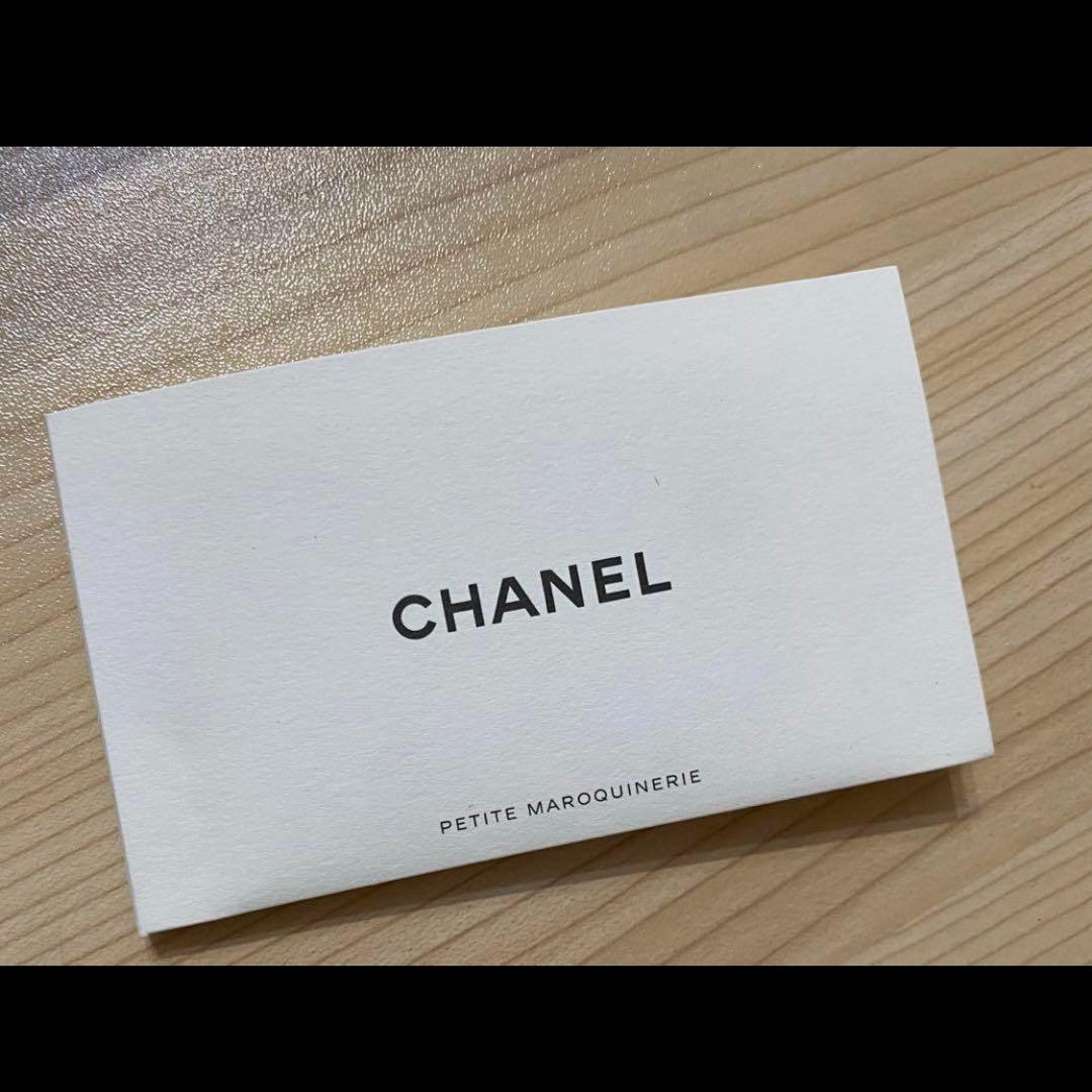 シャネル フラグメントケース マトラッセ　カードケース ピンク