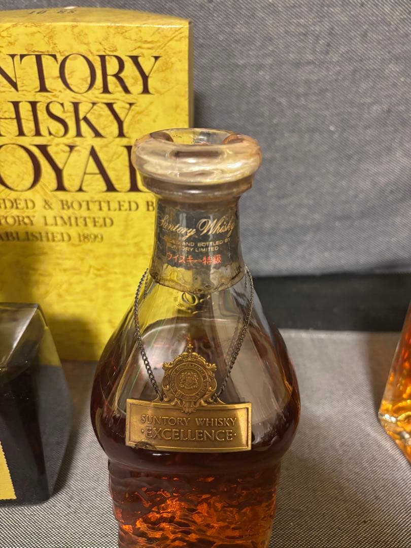 サントリーエクセレンス ブレンドオブニッカなど ウイスキー古酒 未