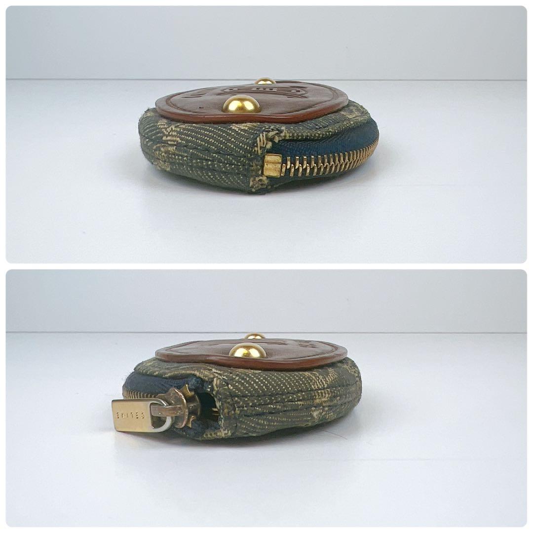 超希少✨ セリーヌ ケース トリオンフ マカダム デニム ブラウン