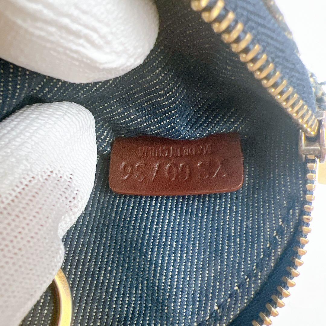 超希少✨ セリーヌ ケース トリオンフ マカダム デニム ブラウン