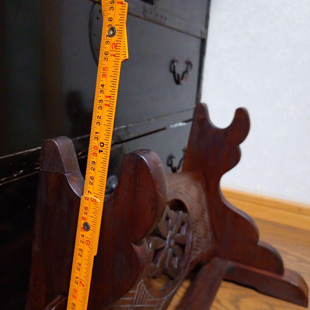 刀掛け台　無垢材　刀台　日本刀　武具