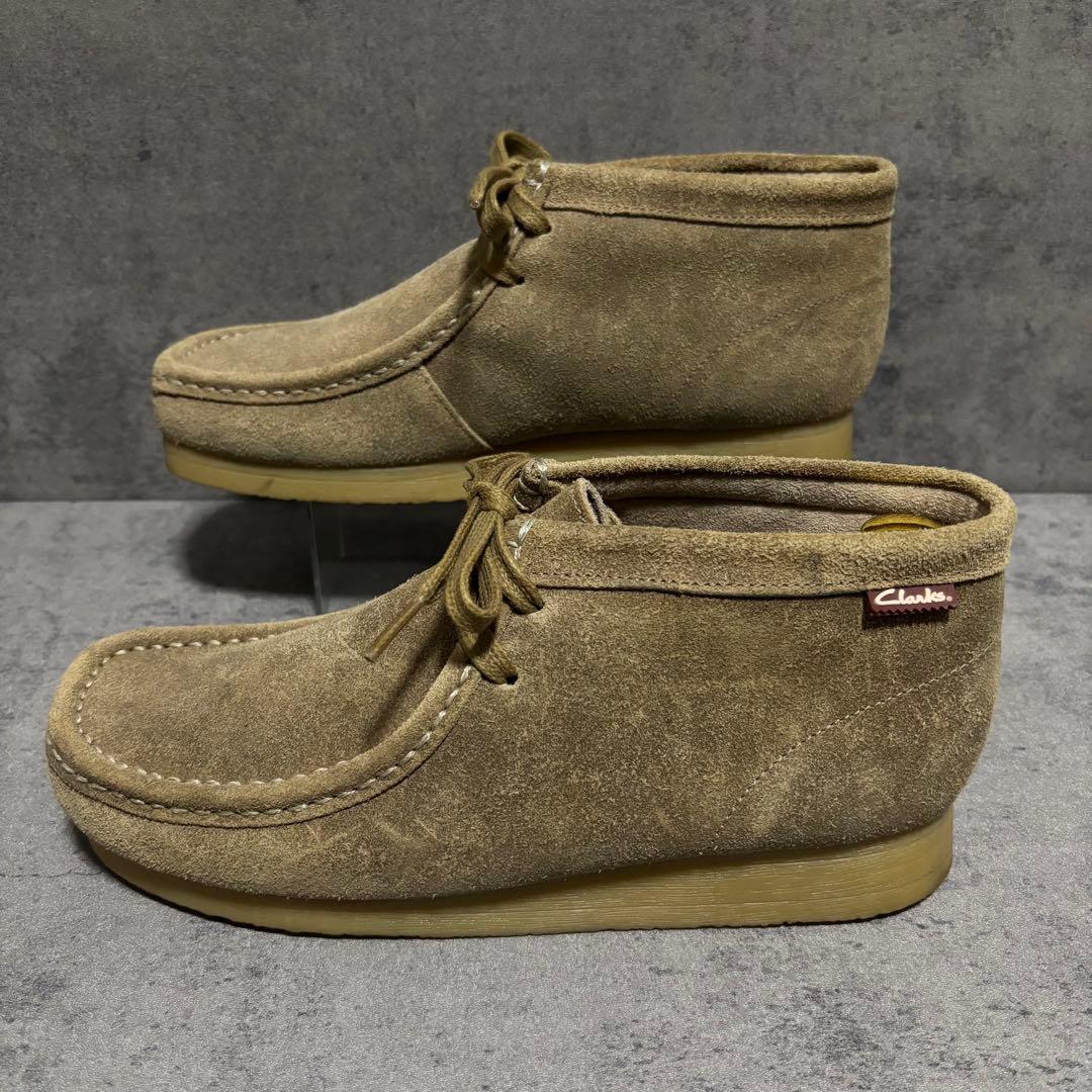 極美品　クラークス　ワラビー　スエード　ベージュ　本革　1765
