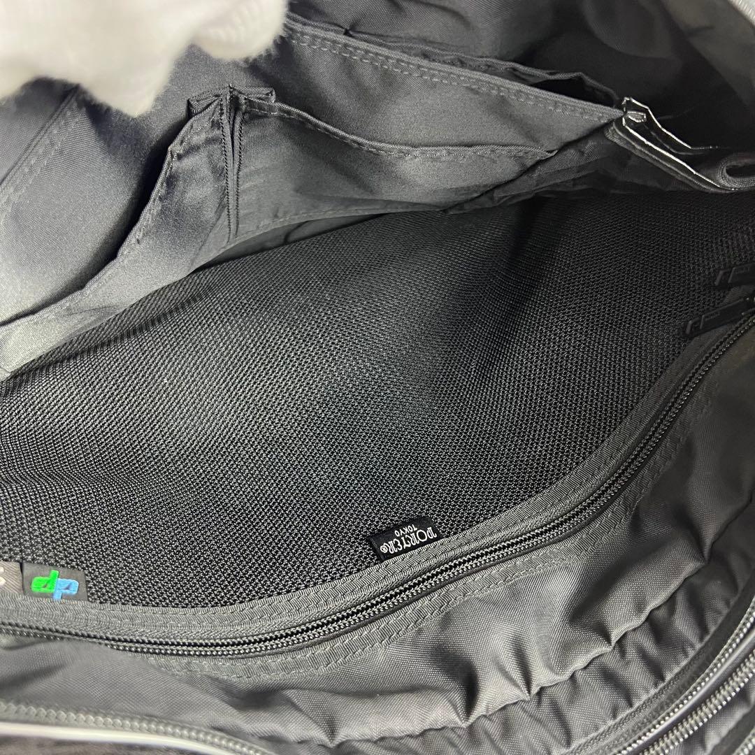 【2way✨撥水】ポーター ビジネスバッグ ハイブリッド 出張 二層 ブラック