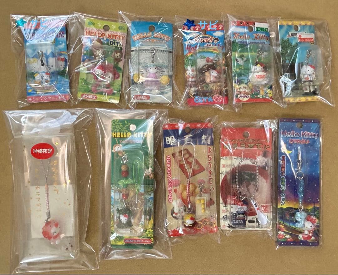 【レア】 ご当地キティ 根付け ファスナーマスコット その他まとめ売り 69点