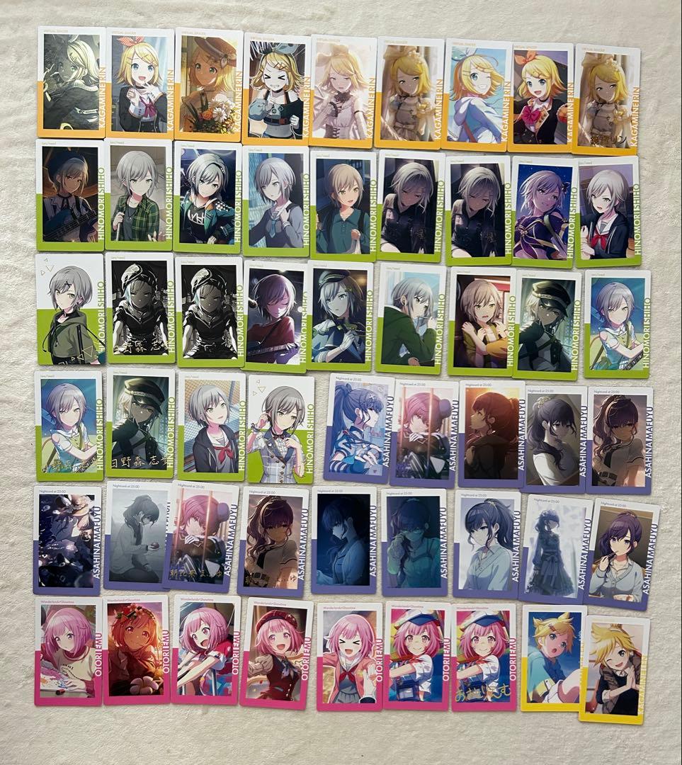 プロセカ エピカ 箔推し有 ※画像1が全て。画像2は箔押し一覧32枚、全