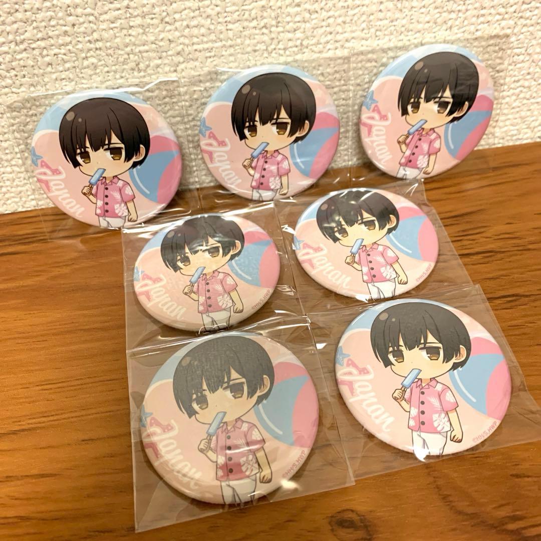 ヘタリア マルイ キャラメキストア ランダム缶バッジ 日本 7個 - メルカリ
