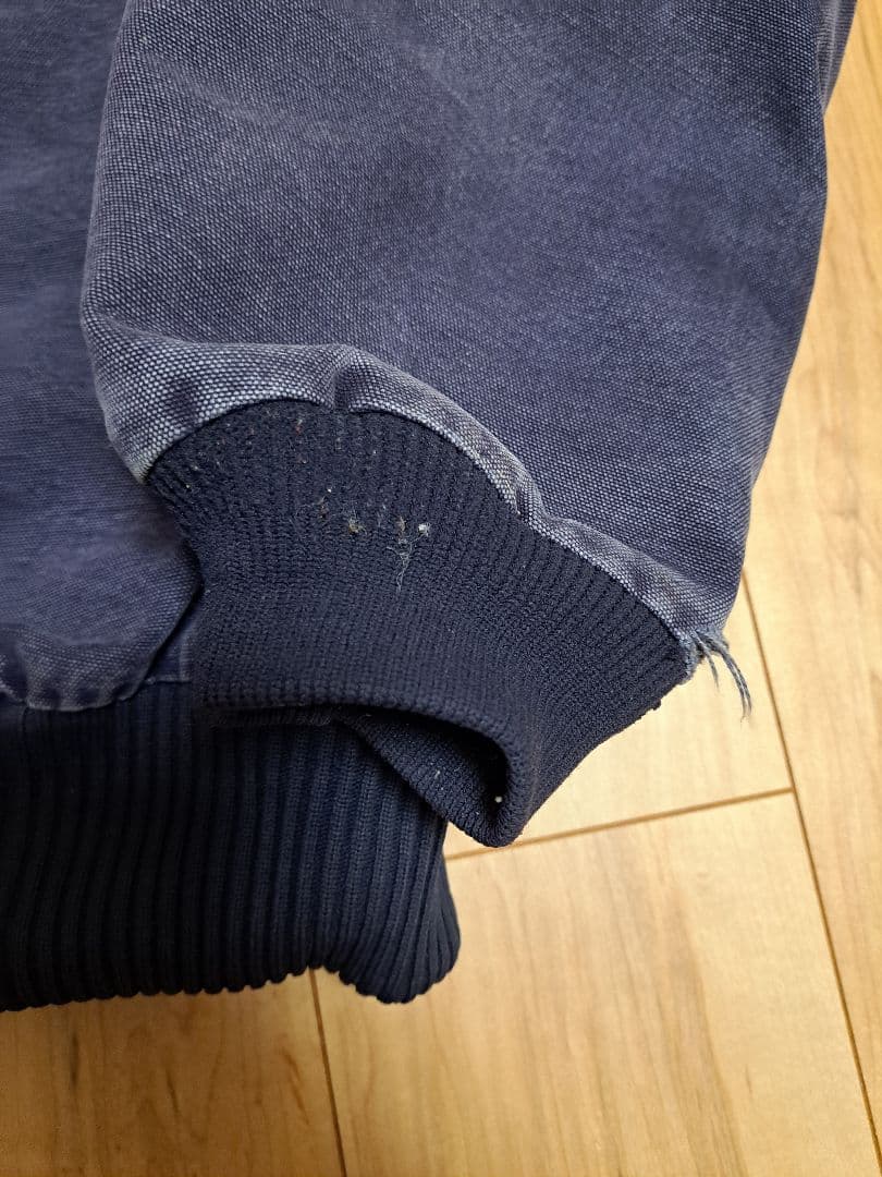 Carhartt フェード　ネイビー サンタフェジャケット　L ナス紺
