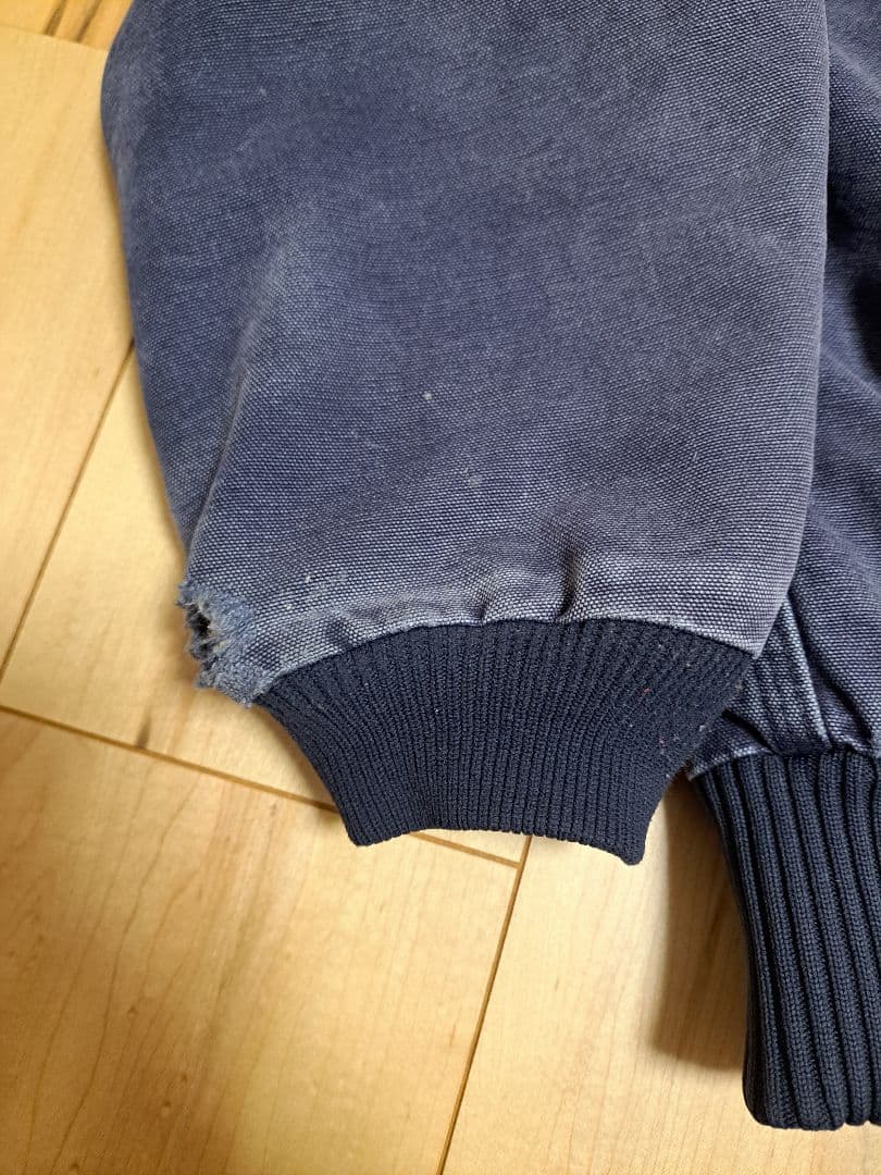 Carhartt フェード　ネイビー サンタフェジャケット　L ナス紺
