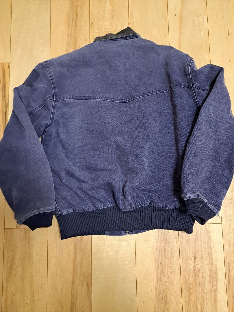 Carhartt フェード　ネイビー サンタフェジャケット　L ナス紺
