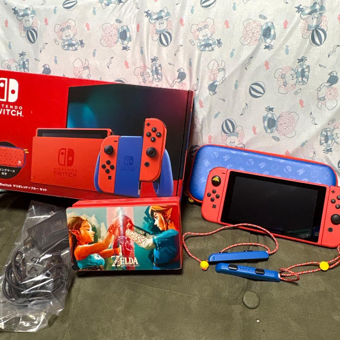 Nintendo Switch 赤/青 本体　マリオレッドブルー