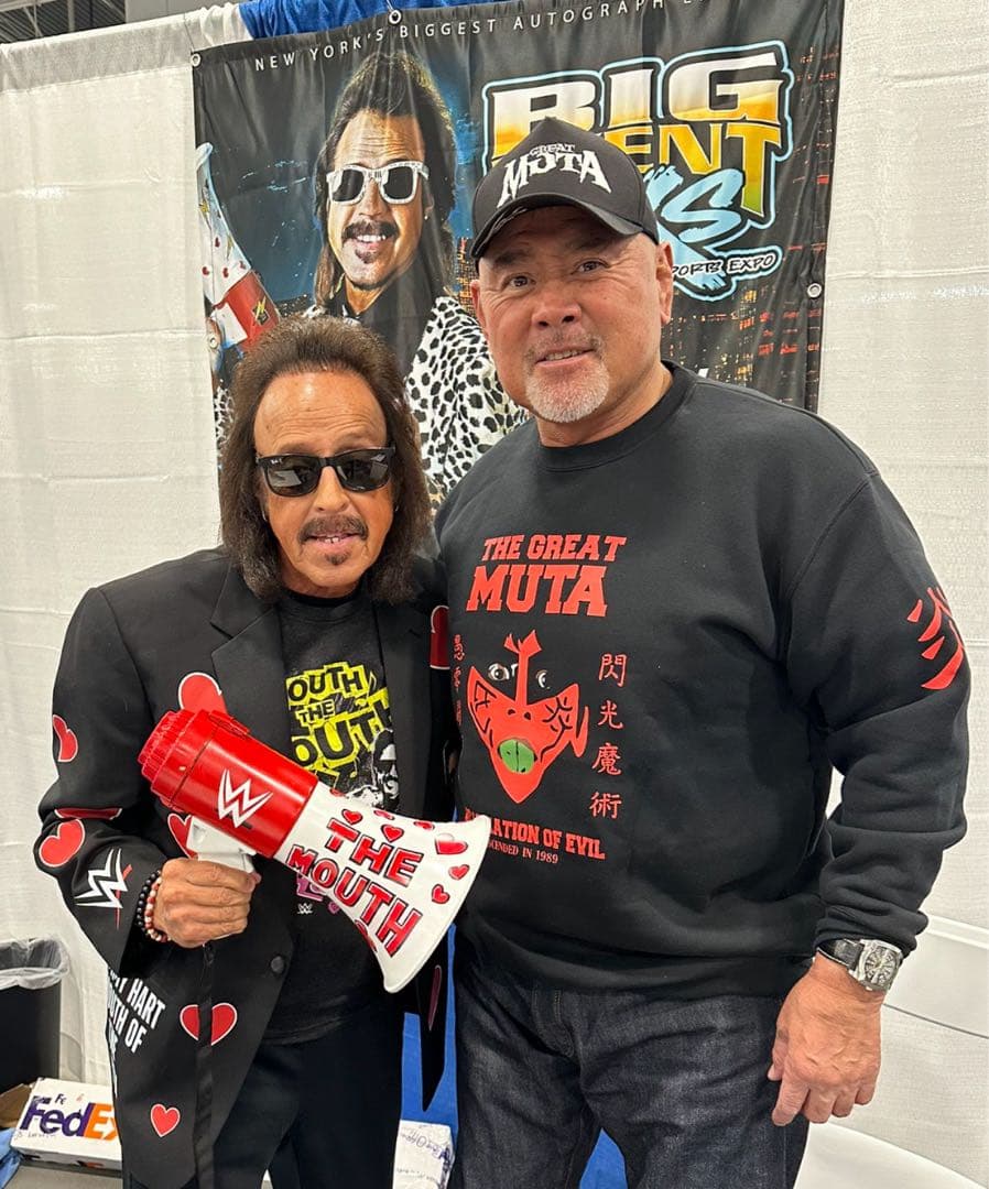 新品未使用 武藤敬司 グレート・ムタ『刺繍ロゴ』キャップ