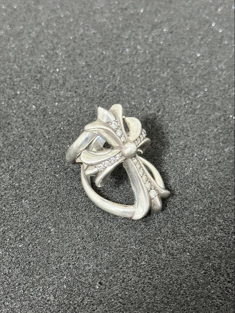 アクセサリー chrome hearts infinity ring pave dia us8