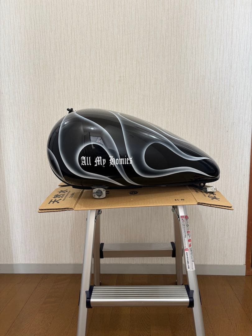 ドラッグスター400 クラシック タンク ファイヤーパターン フレイムス