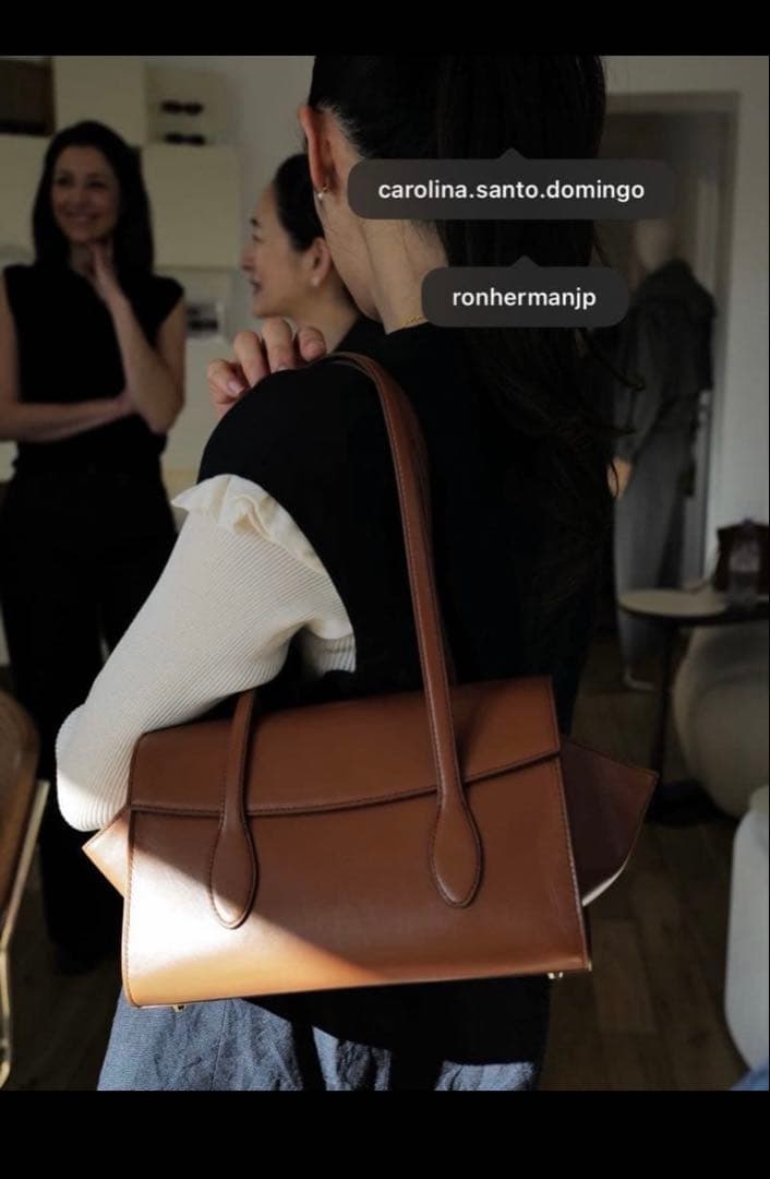 みき様　ロンハーマン別注　カロリーナサントドミンゴ　トラベルバッグ　ブラウン