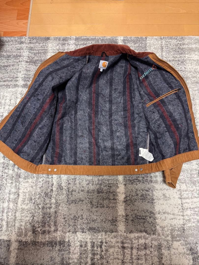 Carhartt デトロイトジャケットDmetso刺繍