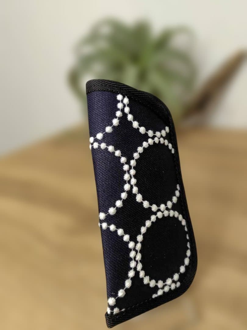 【おまとめ】/tambourineタンバリンネイビー×白/メガネケース