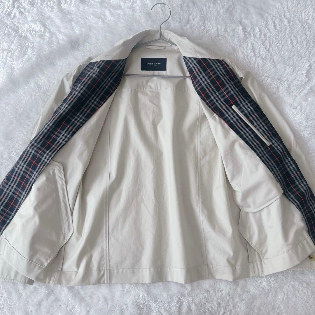 バーバリーロンドン ノバチェック スイングトップ S 【美品